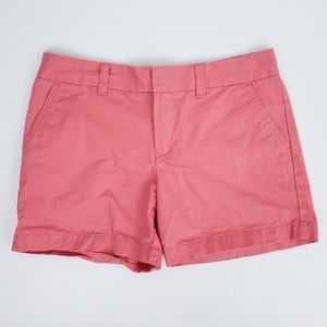 Tommy Hilfiger Pink Chino Shorts Flat Front SZ 4